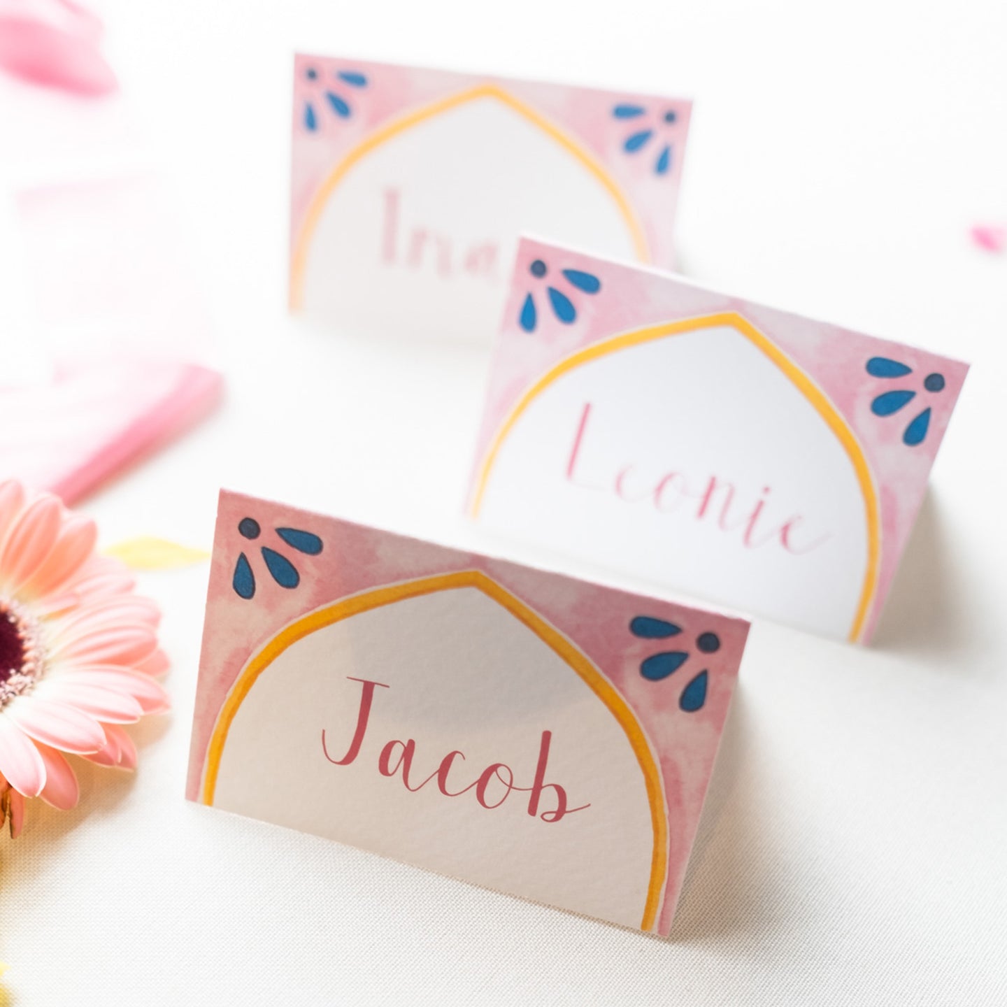 Moroccan Wedding Place Cards